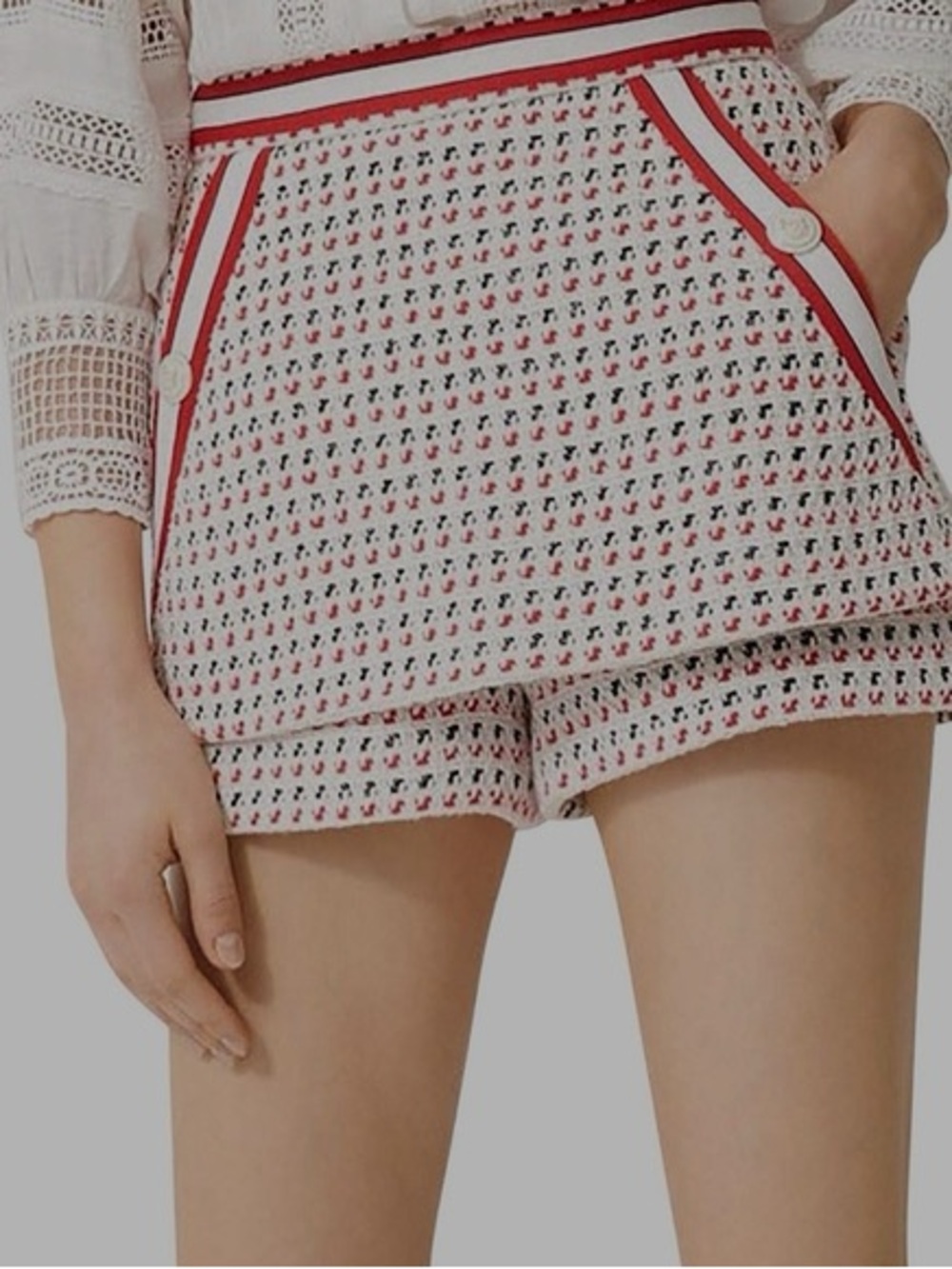 Maje Tweed Skort